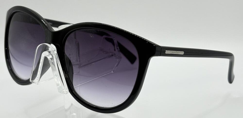 Calvin Klein Sunglasses Black Oval Gradient Lenses Women 58mm